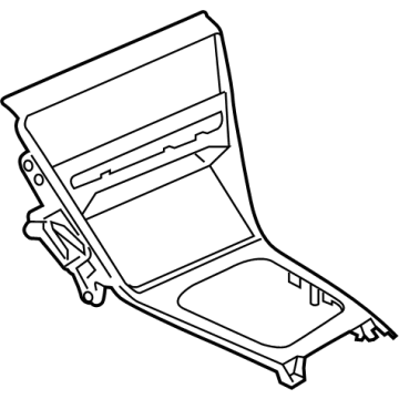 BMW 51-16-7-882-877 BLENDE MITTELKONSOLE ALU TRA