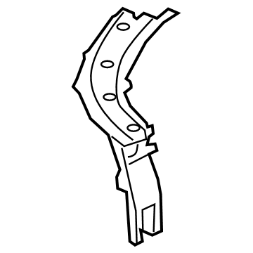 BMW 41-00-7-446-653 Supporting Strut, Whl House, Interior Left