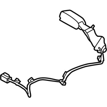 Kia 89843R0000OFB 3RD SEAT BUCKLE, RH