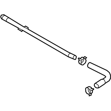 Hyundai 25414-G7000 Hose Assembly-Radiator, Upper