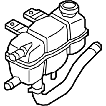 Hyundai 25430-G7500 Reservoir Tank Assembly