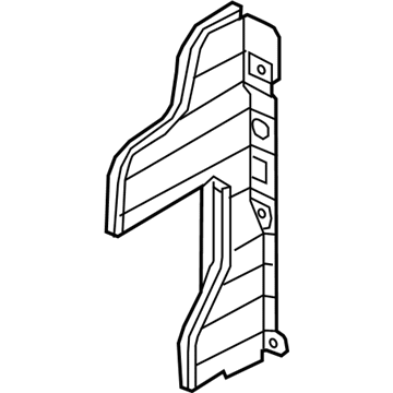 Hyundai 29134-G7300 Air Guard, Right