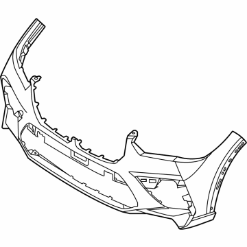 BMW 51-11-8-081-613 TRIM COVER, BUMPER, PRIMED