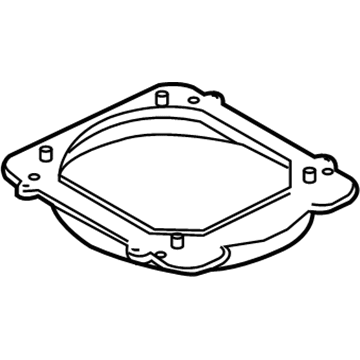 BMW 65-13-2-622-501 ADAPTER PLATE