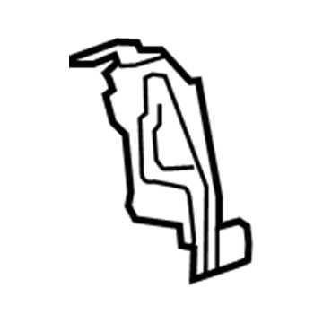 Toyota 86211-02190 AM/FM CD Mount Bracket