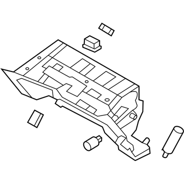 Hyundai 84540-3V100-RY Cover Assembly-Glove Box Upper