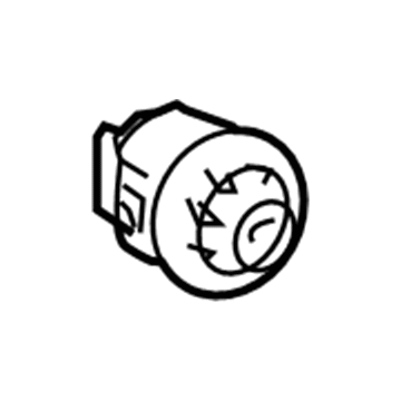 GM 25790668 Rear Wiper Switch