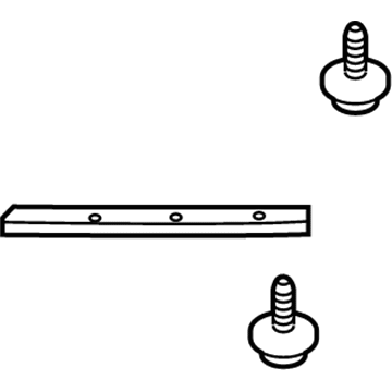 Honda 74142-TR3-A00 Rubber, R. Headlight Seal