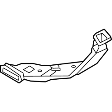 Hyundai 97360-N9000 DUCT-REAR HEATING, LH