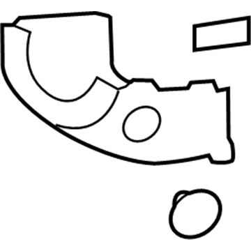 Hyundai 84850-2L000-XP Steering Column Upper Shroud