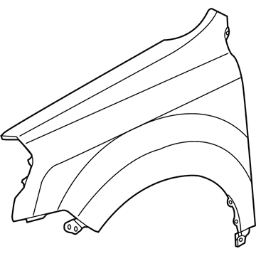 Honda 60211-SZA-A90ZZ Panel, Right Front Fender (Dot)