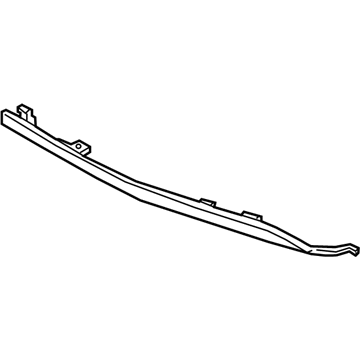 Acura 71508-TRX-A00ZC Garnish, Rear Hitch (Lunar Silver Metallic)