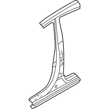 Hyundai 71401-A5B50 Pillar Assembly-Center Outer, LH