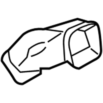 BMW 64-22-9-299-475 AIR DUCT, LEFT FOOTWELL