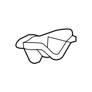 GM 85119699 Hinge Pillar Reinforcement Baffle