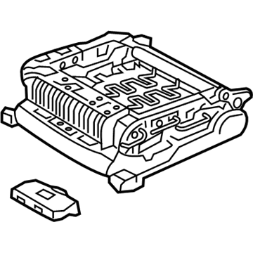 Hyundai 88110-D2040 Frame Assembly-Front Seat Cushion, LH