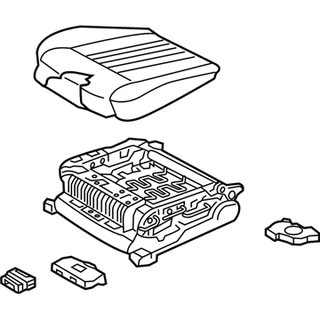 Hyundai 88100-D2240-NNI Cushion Assembly-Front Seat, LH