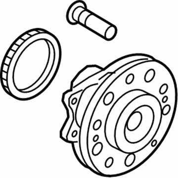 Kia 527103X000 Rear Wheel Hub Assembly