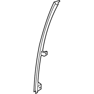 Nissan 82222-3NF0A Sash Assy-Rear Door Partition, RH