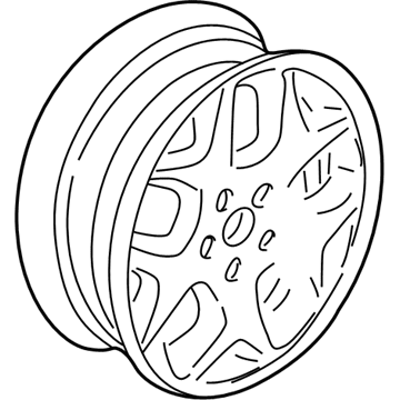 Mopar 5105712AB Wheel-Aluminum