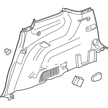 GM 84710059 Lower Quarter Trim