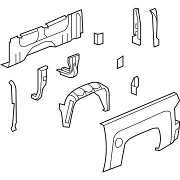 GM 15283896 Side Panel