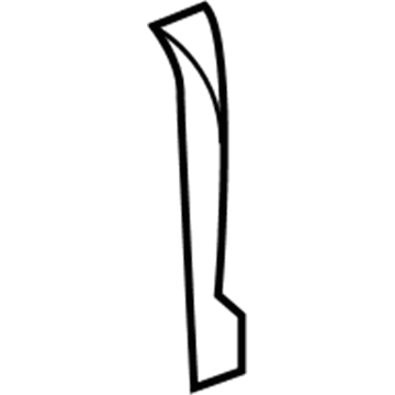 GM 15294352 Rear Pillar