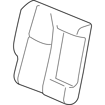 Toyota 71077-48K40-B3 COVER SUB-ASSY, RR S