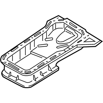 Nissan 11110-3Z000 Pan Assy-Oil