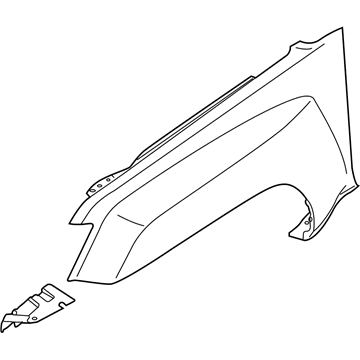 Nissan FCA00-ZL0EA Fender - Front, RH