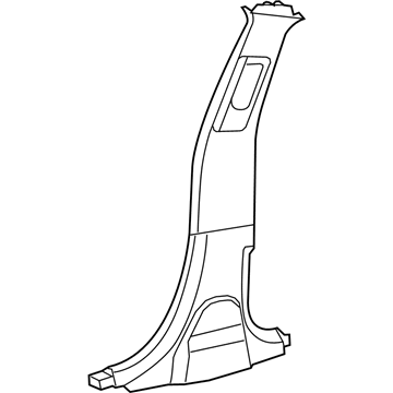 Mopar 1PT55DX9AG B Pillar
