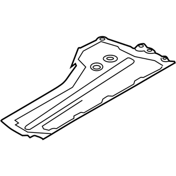 BMW 51-75-7-374-685 Underbody Panelling, Side On
