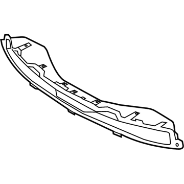 Hyundai 86631-4Z500 Rail-Rear Bumper