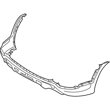 Hyundai 86612-4Z500 Cover-Rear Bumper Lower