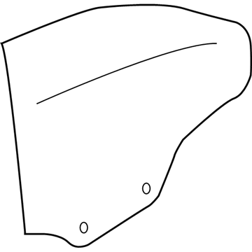 BMW 51-35-7-290-495 Side Window, Rear Left