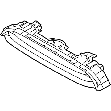 BMW 51-13-7-335-528 Ornamental Grille, Engine Compartment. Lid