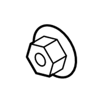 Mopar 68162417AA Nut-HEXAGON FLANGE