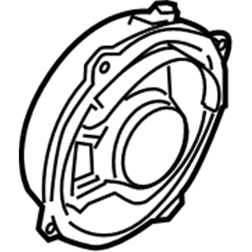 Kia 963302K100 Door Speaker & Protector Assembly, Right