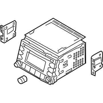 Kia 961402K300XX0A Audio Assembly
