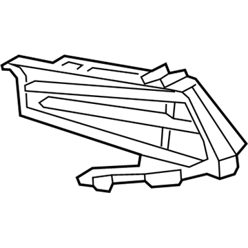Acura 71201-TZ3-A00 Blocker Right, Front