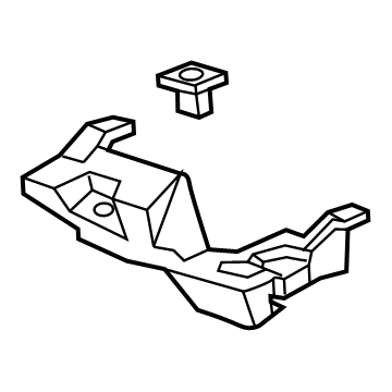 Acura 71160-TZ3-A20 Center Up Beam, Front Bumper
