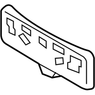 Infiniti 96210-5UB0A Bracket-Licence Plate