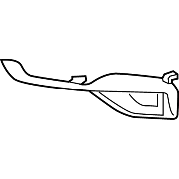 Infiniti 62256-5UA0A FINISHER-Front Bumper FASCIA, RH
