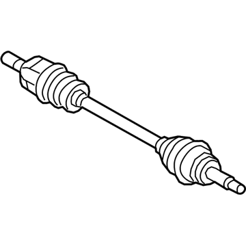 Hyundai 49500-F2100 Shaft Assembly-Drive, LH