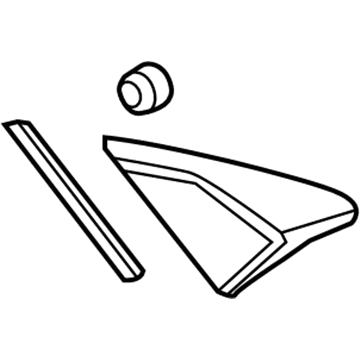 Honda 75424-TGG-A02 GARN, RR. R PLR CORN