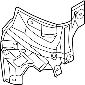 Kia 84127R0000 INSULATOR ASSY-FENDE