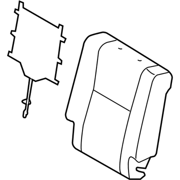 Toyota 71077-0C330-B1 Seat Back Cover
