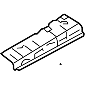 Nissan 64180-8J030 Reinforcement-Hoodledge, RH