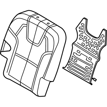 Kia 89400S9501ONC Back Assembly-2ND Seat, R