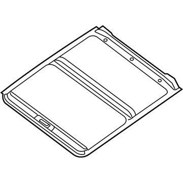 Nissan 91250-ZX00A Shade Assy-Sunroof